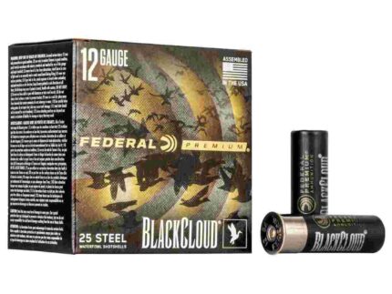 Federal Black Cloud FS Steel Shotshells 12ga.  3" 1-1/4oz  #3 1450 fps 25/ct