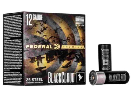 Federal Black Cloud FS Steel Shotshells 12g. 2-3/4 1-1/8oz 1500 fps #4 25/ct