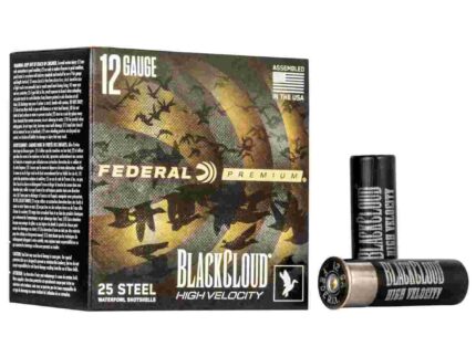 Federal Black Cloud FS Steel High Velocity Shotshells 12ga. 3" 1-1/8oz #BB 1635 fps 25/ct