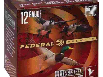 Federal Ultra Steel Shotshells 12ga 3" 1-1/4oz 1450 fps BB 10/ct