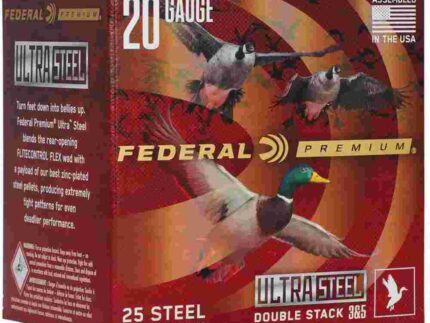 Federal Premium Ultra Steel Shotshells 20ga 3" 1oz 1400 fps #3 & #5 10/ct