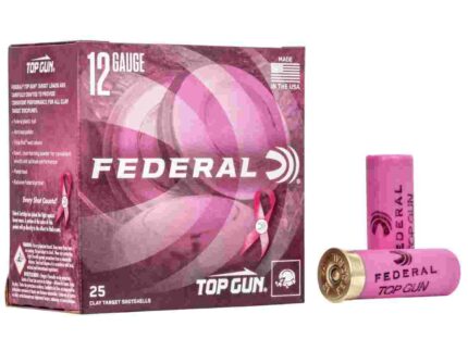 Federal Top Gun Target Special Edition Pink 12 ga 2 3/4" 1 1/8oz - 25/ct