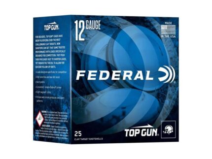Federal Top Gun Sporting SS Shotshells 12ga 2-3/4" 1oz 1250 fps #8 250/ct Case