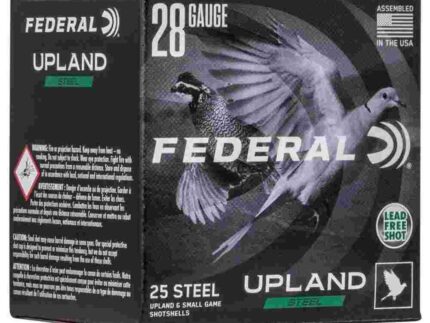FEDERAL FIELD & RANGE STEEL 28GA 2 3/4" 5/8OZ 7.5 UPLAND STEEL AMMO 25RD