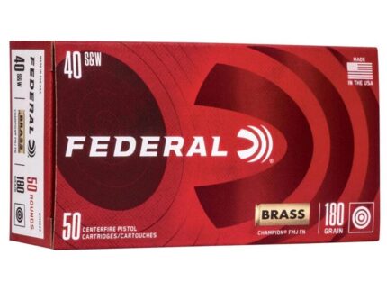 Federal Champion Handgun Ammunition .40 S&W 180 gr FMJ 50/Box