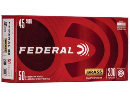 FEDERAL CHAMPION 45ACP 230GR FMJ