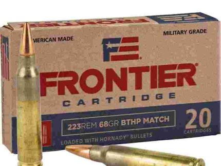 Hornady Frontier Rifle Ammunition .223 Rem 68 gr BTHP-MATCH 20/ct