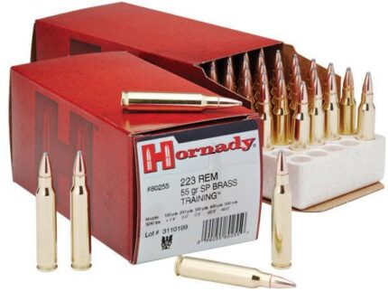 Hornady Custom Rifle Ammunition .223 Rem 55 gr SP 3240 fps - 50/box