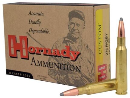 Hornady Custom Lite Rifle Ammunition .275 Rigby 140 gr InterLock SP 20/Box