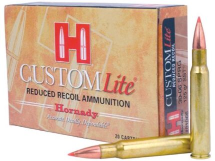 Hornady Custom Lite Rifle Ammunition .30-06 Springfield 125 gr SST Custom Lite 20/Box