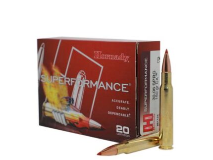 Hornady Superformance Rifle Ammunition .30-06 Sprg 150gr CX 3080 fps 20/ct