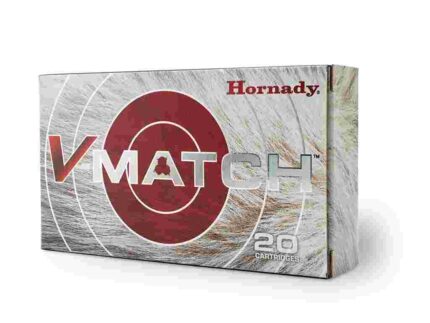 Hornady V-Match Rifle Ammunition .22 ARC 62gr ELD-VT 20/ct