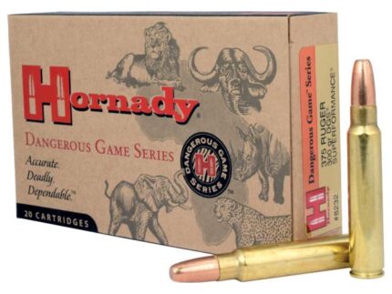 Hornady Dangerous Game Rifle Ammunition .375 Ruger 300gr DGS 2660 fps 20/ct