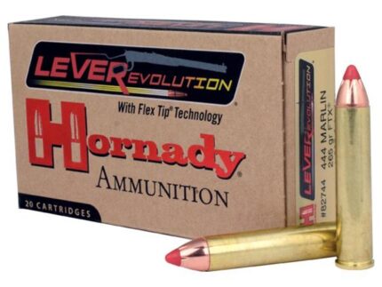 Hornady LEVERevolution Rifle Ammunition .444 Marlin 265 gr FTX 2325 fps - 20/box