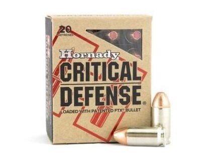 Hornady Critical Defense Handgun Ammo .45 Colt 185 gr FTX 920 fps 20/ct