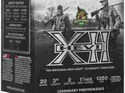 HEVI-Shot HEVI-XII Shotshells 20ga 3" 1-1/4oz 1350 fps #2 25/ct