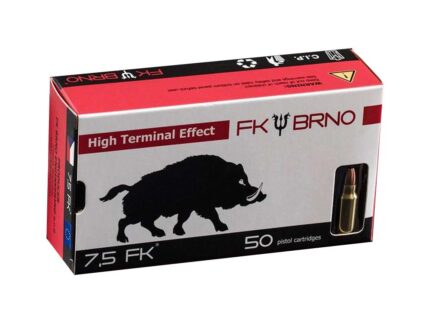 F9 Ammunition 7.5 FK (50/BOX) 101 Grain Solid Copper Monolithic W Flat Nose