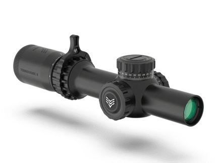 Swampfox Tomahawk II Rifle Scope 1-6x24 30mm SFP BFO Green Illum. Black