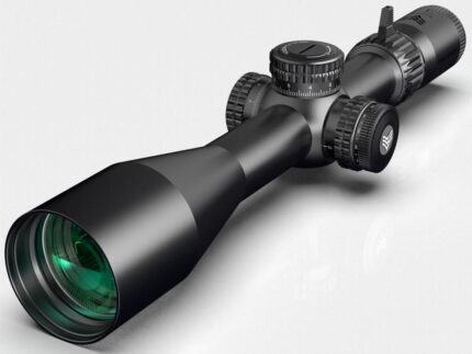 Swampfox Warhawk 5-25x56 Rifle Scope FFP Sharpshooter MIL Reticle Black