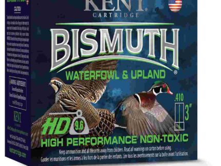 Kent Bismuth High-Performance Non-Toxic Waterfowl & Upland Shotshells 410ga 3" 9/16oz 1150 fps #4 25/ct