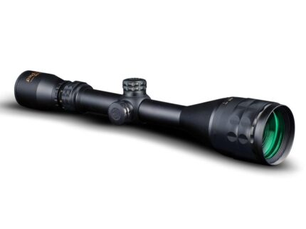 KonusPro 3-12x50mm Rifle Scope with Sunshade 30/30 Reticle Matte Black