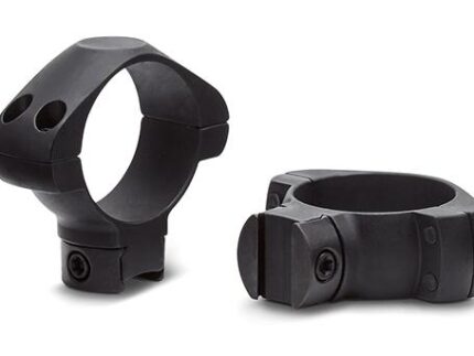 Konus 2-Piece Steel Riflescope Rings for Airguns & .22 Rails 30mm Low - Black