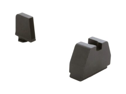 Ameriglo 8XL Tall Black Serrated .475 Front Flat Black .578 Rear Handgun Sight Glock