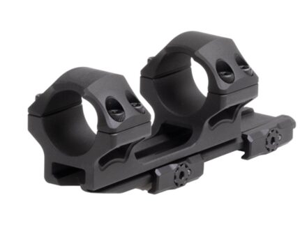 Leapers 1-Piece UTG ACCU-SYNC QR Cantilever Mount 1" Medium 34mm Offset - Matte Black