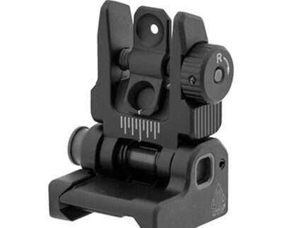 UTG ACCU-SYNC Spring-loaded AR15 Flip-up Rear Sight Black