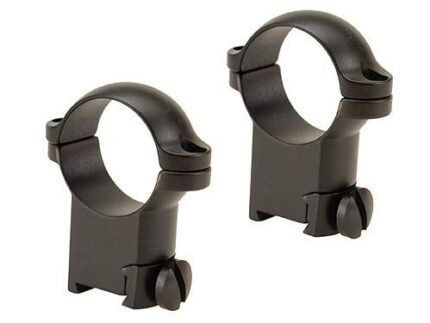 Leupold 2-Piece Solid Steel Ringmounts - Sako 1" Super High Matte Black