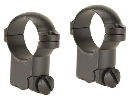 Leupold 2-Piece Solid Steel Ringmounts - Ruger M77 1" Super High Matte Black