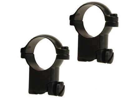 Leupold 2-Piece Solid Steel Ringmounts - Ruger M77 1" Super High Matte Black