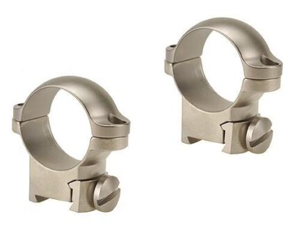 Leupold 2-Piece Solid Steel Ringmounts - Sako 1" Medium Silver