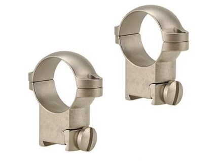 Leupold 2-Piece Solid Steel Ringmounts - Sako 1" High Silver