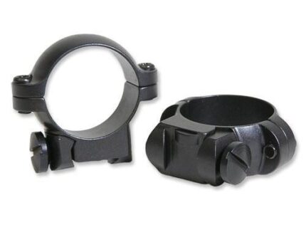 Leupold 2-Piece Solid Steel Ringmounts - Ruger No. 1 & 77/22 1" Low Matte Black