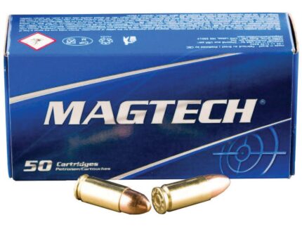 MagTech Handgun Ammunition 9mm Luger 115 gr FMJ 1135 fps 50/ct