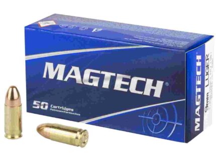 Magtech Handgun Ammunition 9mm Luger(+P+) 115gr JHP 1330 fps 50/ct