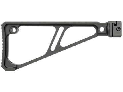 Midwest Industries Picatinny Side Folding Fixed Extruded Stock Black