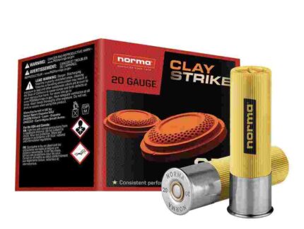 Norma CLAYSTRIKE Shotshells 20ga 2-3/4" 7/8oz 1250 fps #8 25/ct