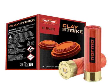 Norma CLAYSTRIKE Shotshells 12ga 2-3/4" 1oz 1250 fps #8 25/ct