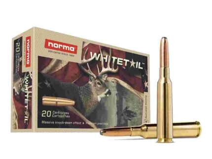 Norma WhiteTail Rifle Ammunition 8x57 JS 196gr PSP 2525 fps 20/ct