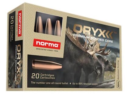 Norma ORYX Rifle Ammunition 35 Whelen 250gr SP 2428 fps 20/ct