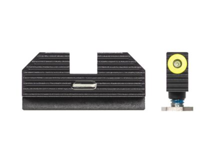 Night Fision Costa Ludus Night Sight Set Yellow Front Black Back for Glock