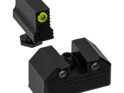 Optics Ready Stealth Night Sight Set Yellow Front Black Rear MOS Models 43x