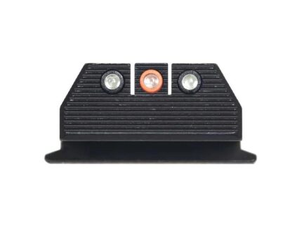 Night Fision Optics Ready Stealth Night Sight Set Orange Front Black Back for S&W M&P 9 Shield Plus