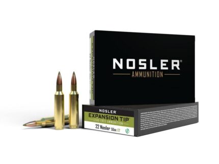 Nosler E-Tip rifle Ammunition .22 Nosler 55gr ETIP 3500 fps 20/ct