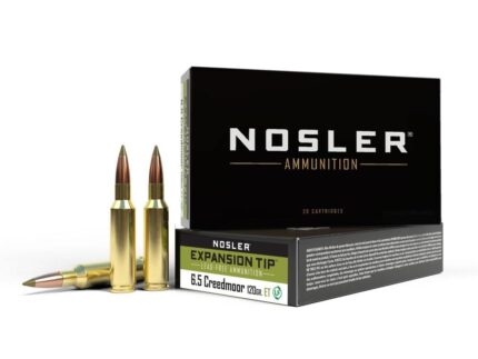 Nosler E-Tip Rifle Ammunition 6.5 Creedmoor 120 gr E-Tip  2850 fps 20/ct