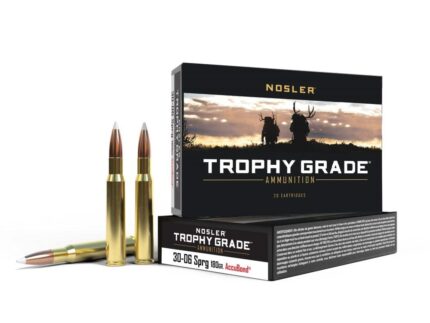 Nosler Trophy Grade Rifle Ammunition .30-06 Sprg 180 gr AB 2750 fps - 20/box