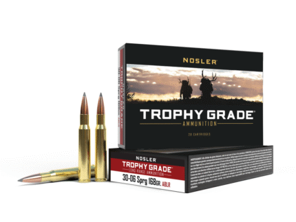 Nosler Accubond Long Range Trophy Grade Rifle Ammunition .30-06 Sprg 168 gr PT 2800 fps 20/ct