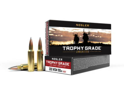Nosler Accubond Long Range Trophy Grade Rifle Ammunition .300 WSM 190 gr PT 2875 fps 20/ct